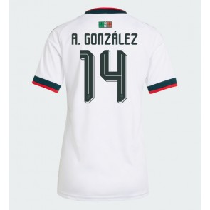 Mexico Armando Gonzalez #14 Udebanetrøje Dame VM 2026 Kortærmet